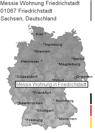 Messie Wohnung Friedrichstadt, 01067 Friedrichstadt