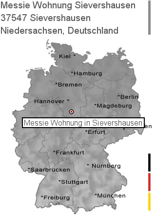 Messie Wohnung Sievershausen, 37547 Sievershausen