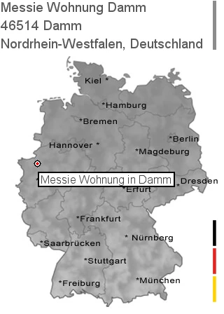 Messie Wohnung Damm, 46514 Damm