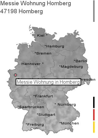 Messie Wohnung Homberg, 47198 Homberg