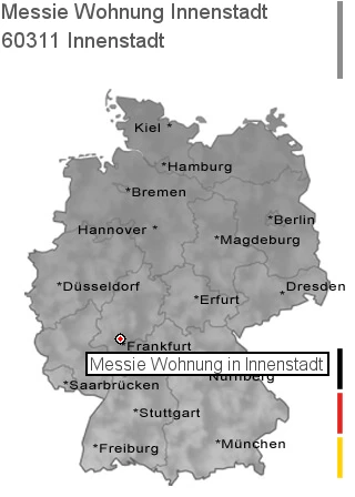 Messie Wohnung Innenstadt, 60311 Innenstadt
