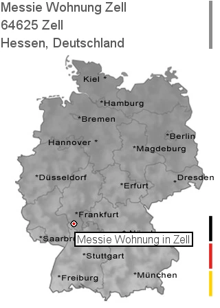 Messie Wohnung Zell, 64625 Zell