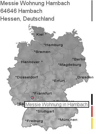 Messie Wohnung Hambach, 64646 Hambach