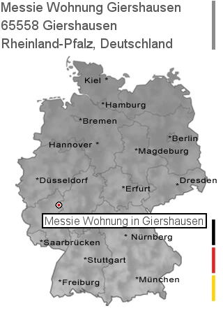 Messie Wohnung Giershausen, 65558 Giershausen