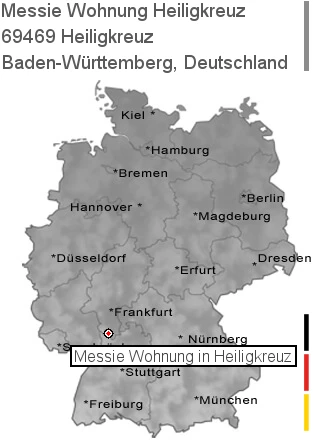 Messie Wohnung Heiligkreuz, 69469 Heiligkreuz