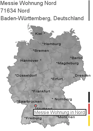 Messie Wohnung Nord, 71634 Nord