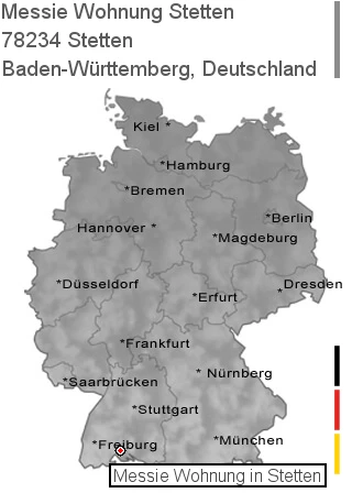 Messie Wohnung Stetten, 78234 Stetten