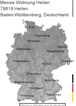 Messie Wohnung Herten, 79618 Herten