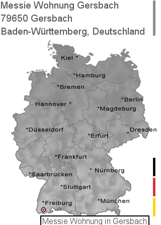 Messie Wohnung Gersbach, 79650 Gersbach