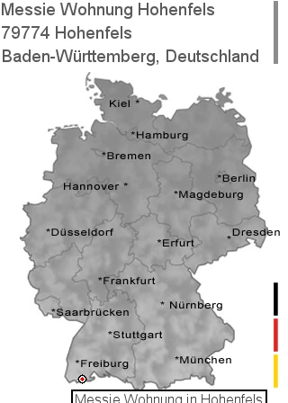 Messie Wohnung Hohenfels, 79774 Hohenfels