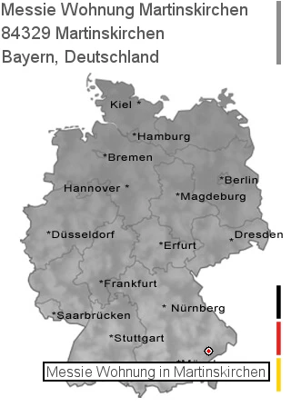 Messie Wohnung Martinskirchen, 84329 Martinskirchen