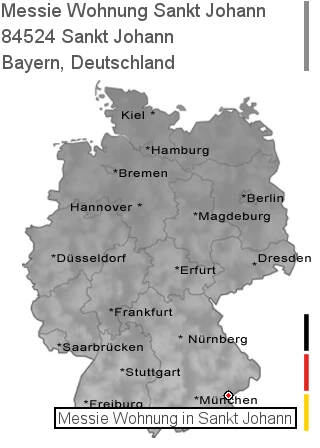 Messie Wohnung Sankt Johann, 84524 Sankt Johann