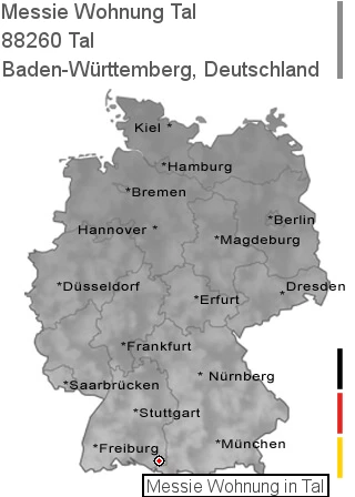 Messie Wohnung Tal, 88260 Tal