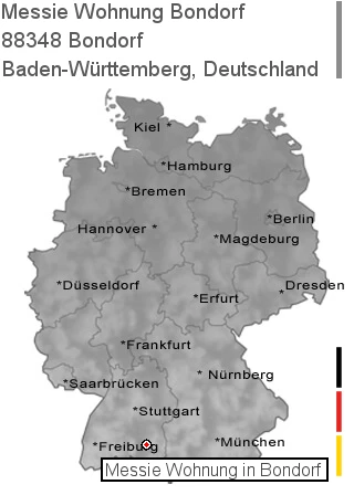 Messie Wohnung Bondorf, 88348 Bondorf