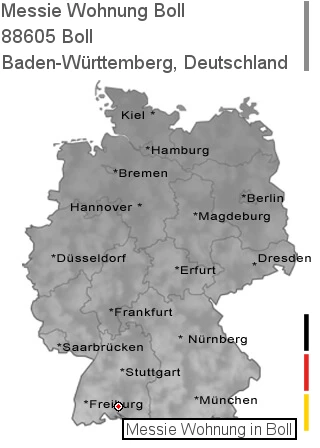 Messie Wohnung Boll, 88605 Boll