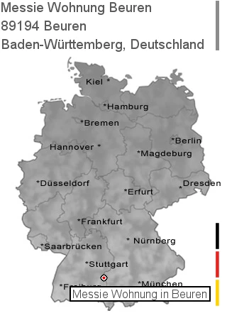 Messie Wohnung Beuren, 89194 Beuren