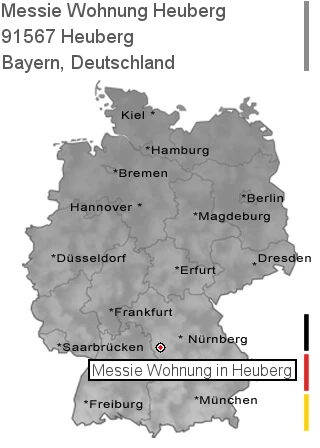 Messie Wohnung Heuberg, 91567 Heuberg