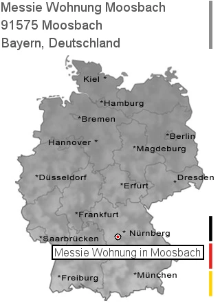 Messie Wohnung Moosbach, 91575 Moosbach