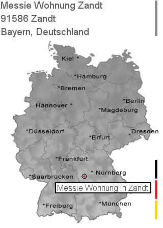 Messie Wohnung Zandt, 91586 Zandt