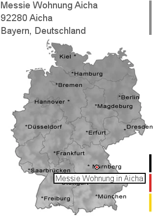 Messie Wohnung Aicha, 92280 Aicha