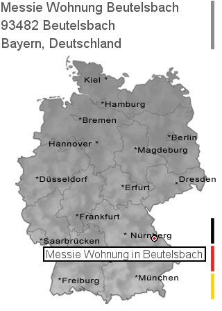 Messie Wohnung Beutelsbach, 93482 Beutelsbach