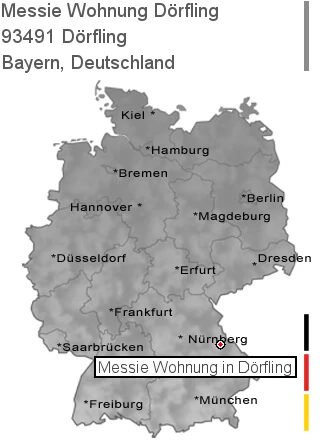 Messie Wohnung Dörfling, 93491 Dörfling