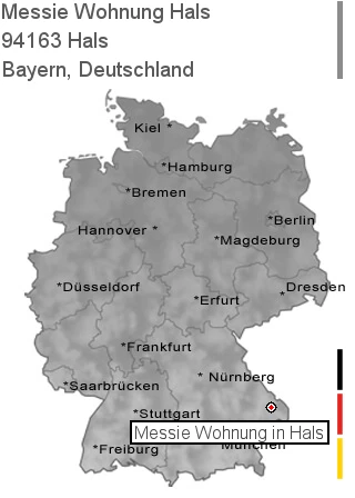 Messie Wohnung Hals, 94163 Hals