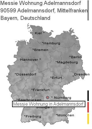 Messie Wohnung Adelmannsdorf, Mittelfranken, 90599 Adelmannsdorf