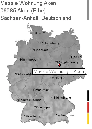 Messie Wohnung Aken (Elbe), 06385 Aken