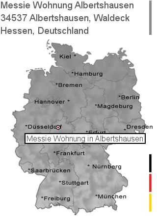 Messie Wohnung Albertshausen, Waldeck, 34537 Albertshausen