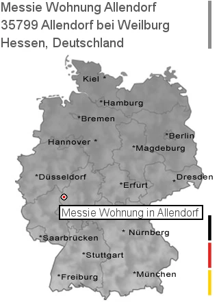Messie Wohnung Allendorf bei Weilburg, 35799 Allendorf