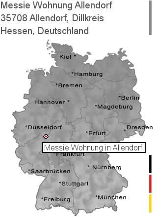 Messie Wohnung Allendorf, Dillkreis, 35708 Allendorf