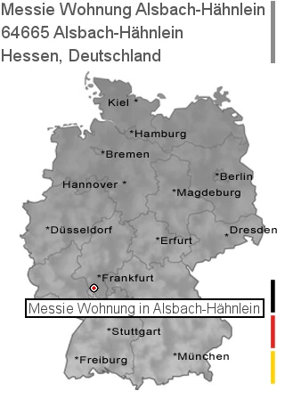 Messie Wohnung Alsbach-Hähnlein, 64665 Alsbach-Hähnlein