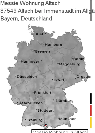 Messie Wohnung Altach bei Immenstadt im Allgäu, 87549 Altach