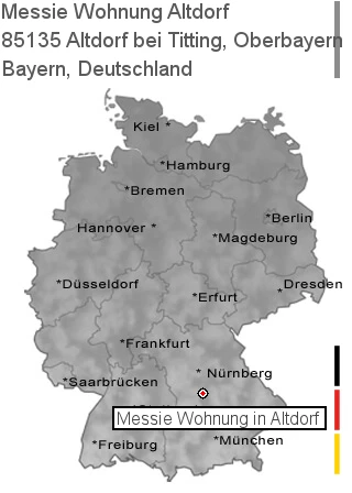 Messie Wohnung Altdorf bei Titting, Oberbayern, 85135 Altdorf