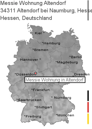 Messie Wohnung Altendorf bei Naumburg, Hessen, 34311 Altendorf