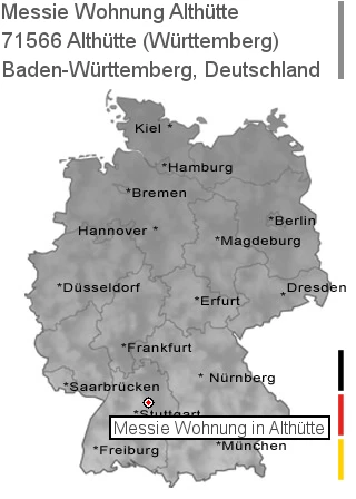 Messie Wohnung Althütte (Württemberg), 71566 Althütte