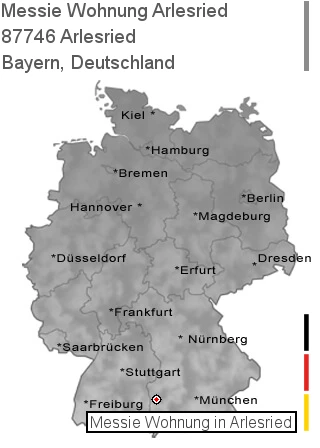 Messie Wohnung Arlesried, 87746 Arlesried