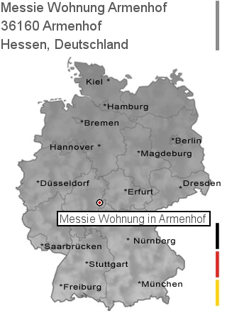 Messie Wohnung Armenhof, 36160 Armenhof