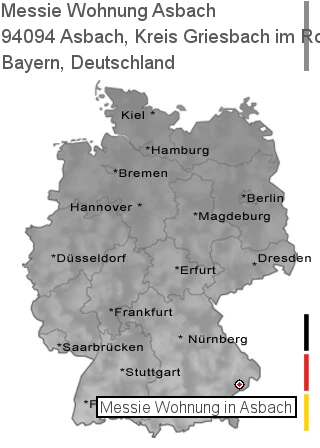 Messie Wohnung Asbach, Kreis Griesbach im Rottal, 94094 Asbach