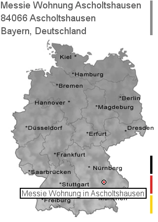 Messie Wohnung Ascholtshausen, 84066 Ascholtshausen
