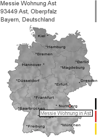 Messie Wohnung Ast, Oberpfalz, 93449 Ast