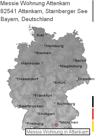 Messie Wohnung Attenkam, Starnberger See, 82541 Attenkam
