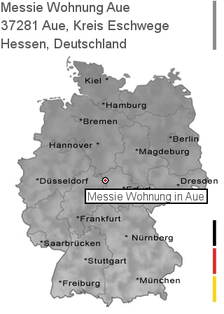 Messie Wohnung Aue, Kreis Eschwege, 37281 Aue