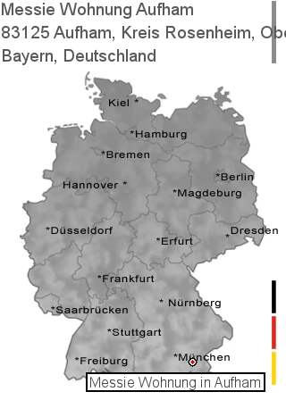 Messie Wohnung Aufham, Kreis Rosenheim, Oberbayern, 83125 Aufham