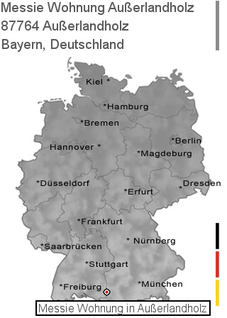 Messie Wohnung Außerlandholz, 87764 Außerlandholz