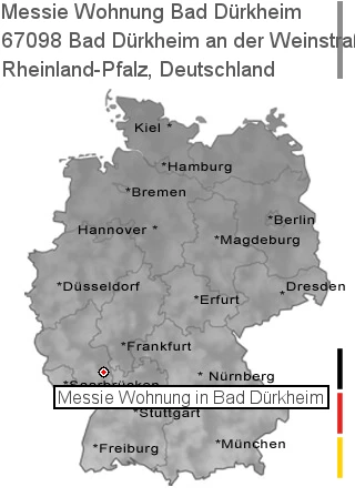 Messie Wohnung Bad Dürkheim an der Weinstraße, 67098 Bad Dürkheim