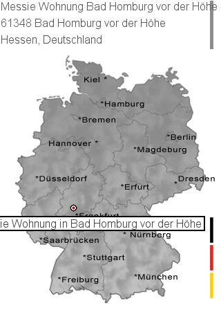 Messie Wohnung Bad Homburg vor der Höhe, 61348 Bad Homburg vor der Höhe