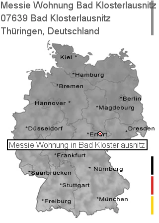 Messie Wohnung Bad Klosterlausnitz, 07639 Bad Klosterlausnitz