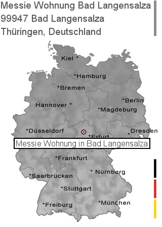 Messie Wohnung Bad Langensalza, 99947 Bad Langensalza